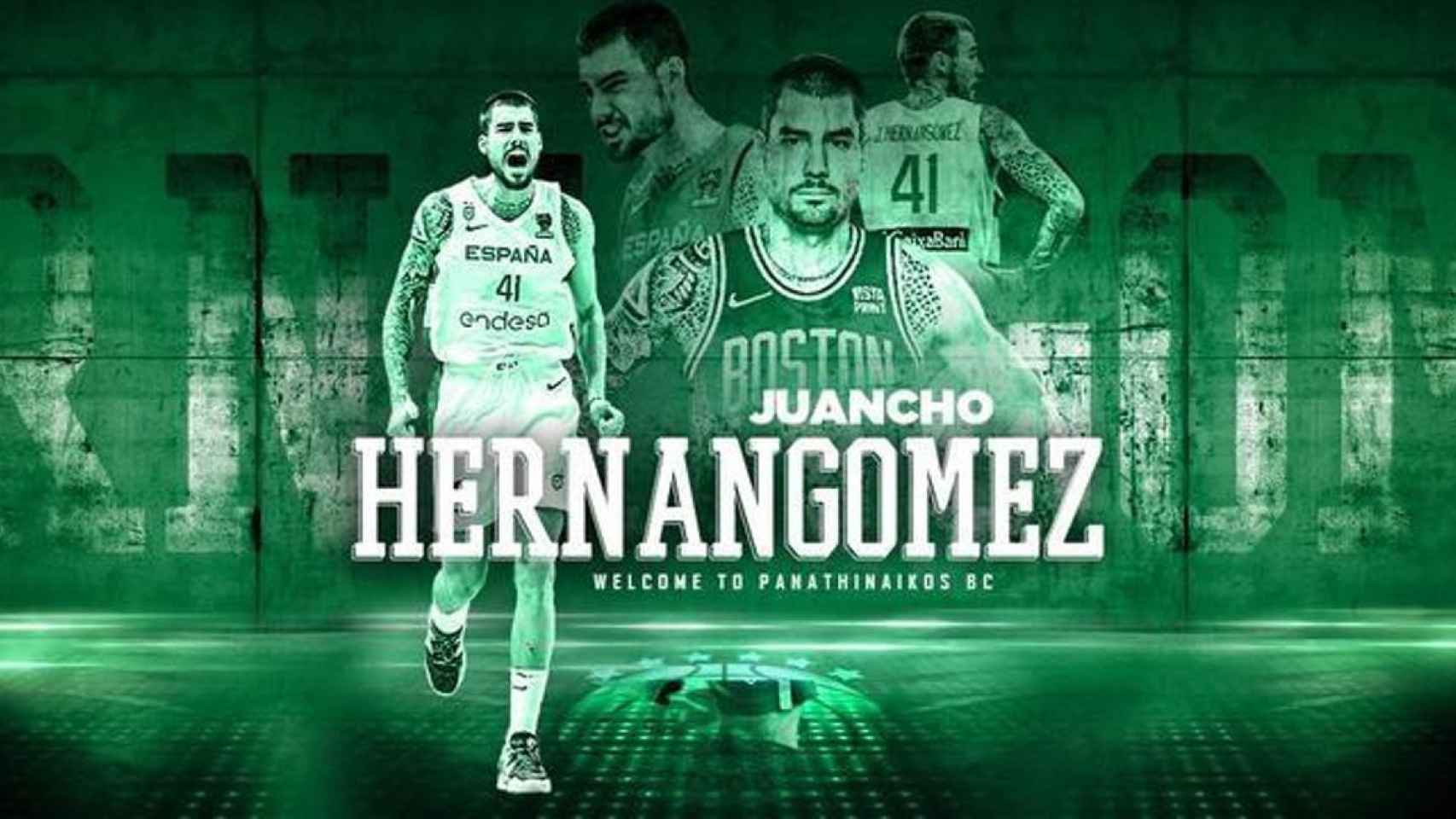 Panathinaikos anuncia el fichaje de Juancho Hernangómez