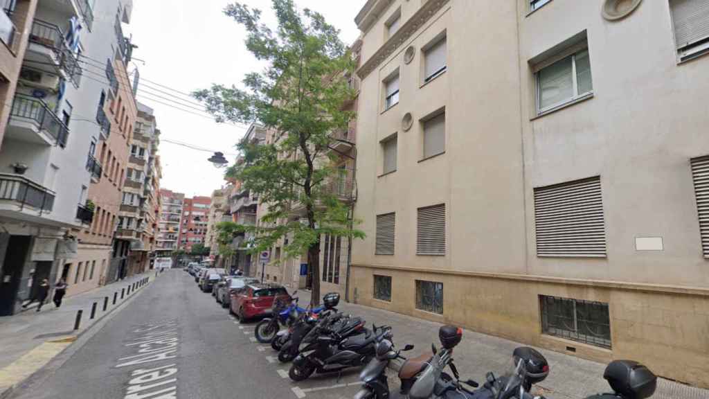 Calle Alcalde Sol (Lleida), donde se ha incendiado un cuadro eléctrico que ha dejado a media ciudad sin teléfono ni internet