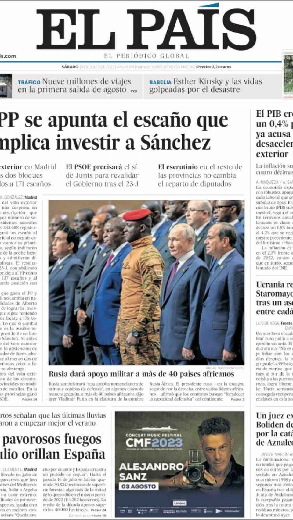 El País 29 de julio