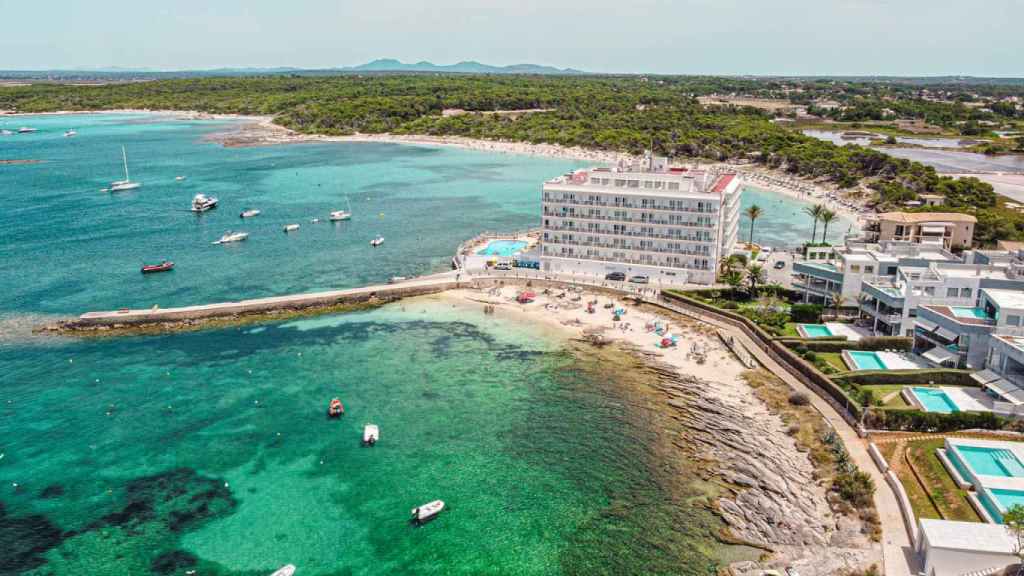 Vista aérea de la Colònia Sant Jordi, en Mallorca