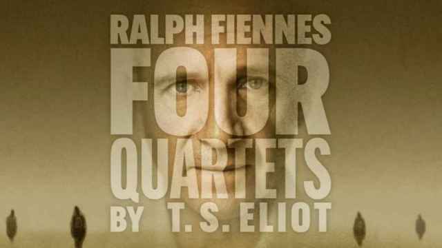Cartel de la lectura dramatizada de Ralph Fiennes de 'Four Quartets'