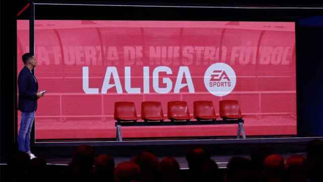 El acto celebrado por la Liga como presentación de su acuerdo con EA Sports