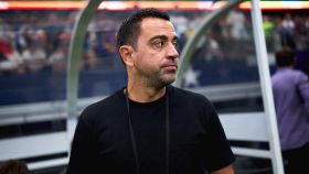 Xavi Hernández, antes del clásico frente al Real Madrid en Dallas