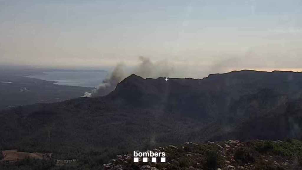 Incendio en Mont-roig del Camp (Tarragona)