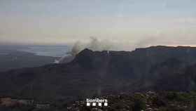 Incendio en Mont-roig del Camp (Tarragona)