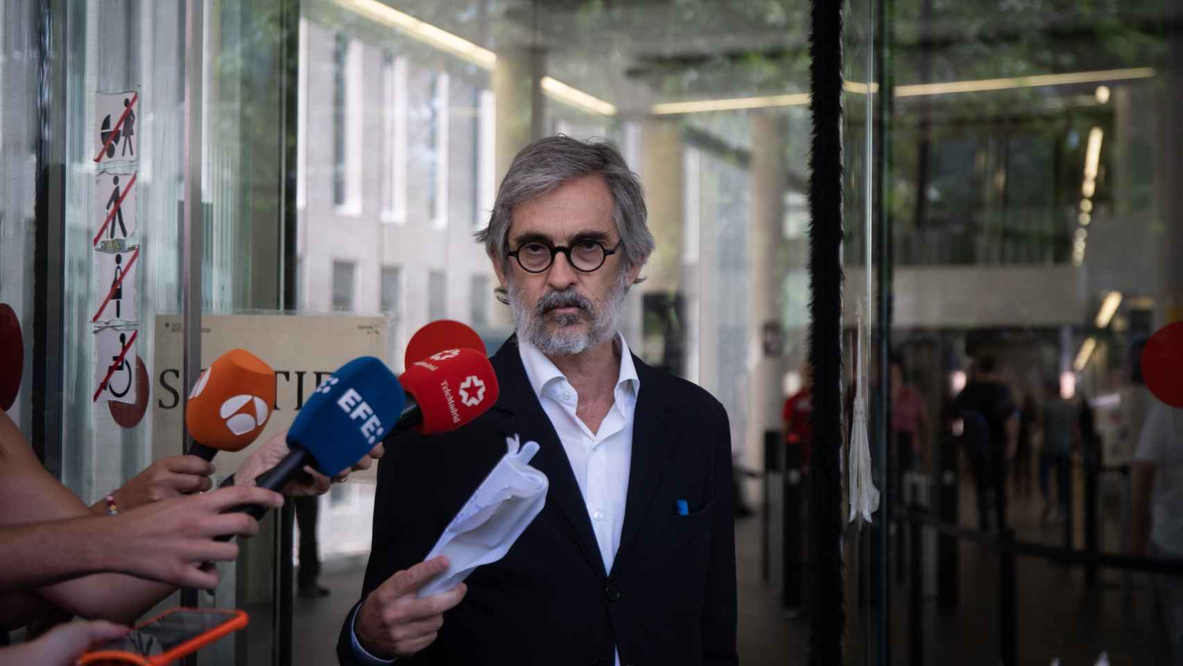 Cristóbal Martell, abogado de Dani Alves, en la Ciudad de la Justicia