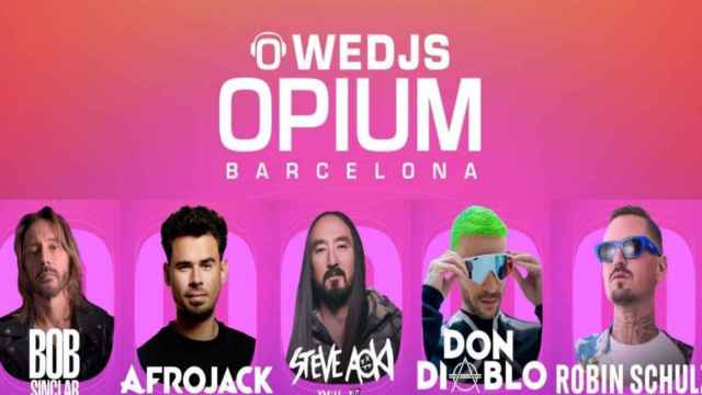 Cartel de Wedjs de Opium Barcelona