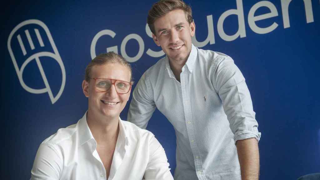 Fundadores de GoStudent: Felix Ohswald (d) y Gregor Müller (i)