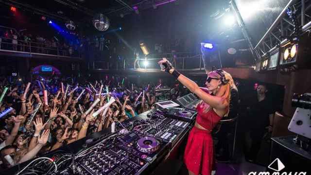 Paris Hilton, en la discoteca Amnesia Ibiza