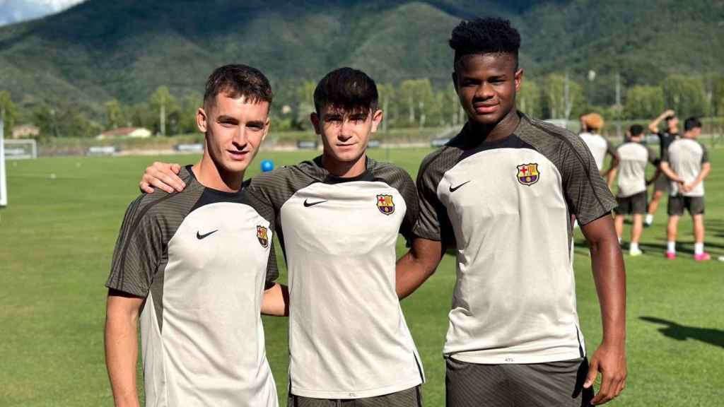 Mika Faye, Marc Casadó y Aleix Garrido se incorporan a la disciplina del Barça B