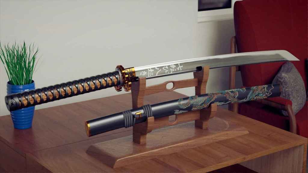 Una katana