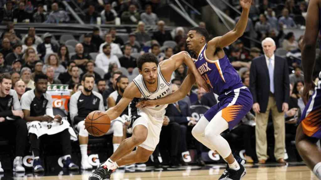 Bryn Forbes, en su etapa con los San Antonio Spurs