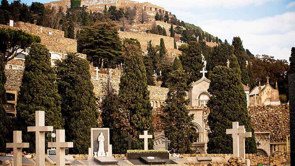 Imagen del Cementerio de Montjuïc, el más afectado por el saqueo de tumbas