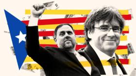 Montaje de Oriol Junqueras y Carles Puigdemont