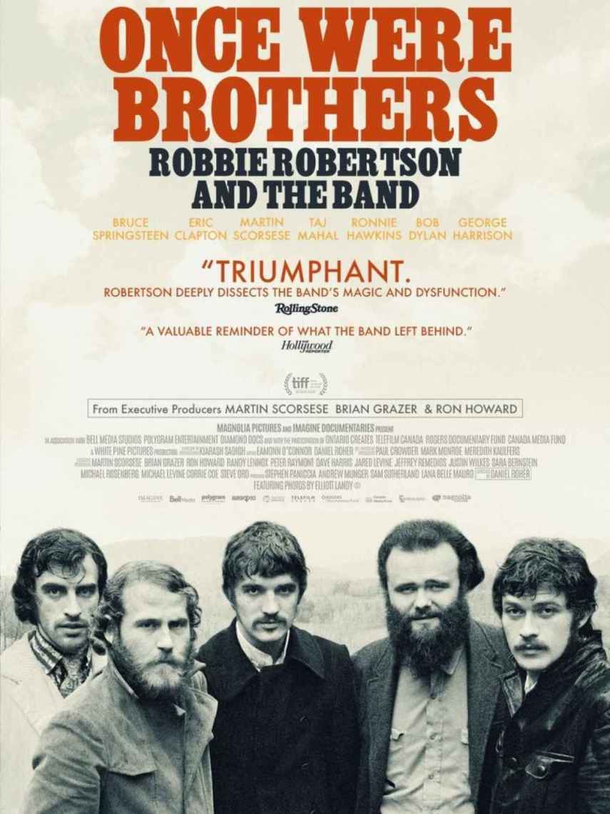 Cartel del documenta 'Once Were Brothers', dedicado a la_historia de 'The Band'