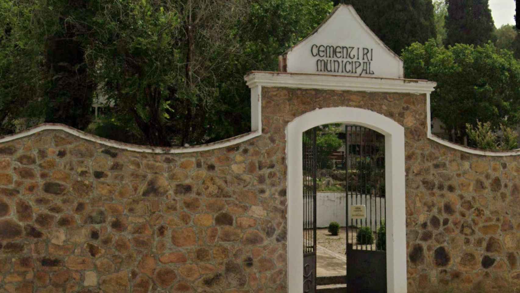 El cementerio municipal de Arbúcies (Girona)