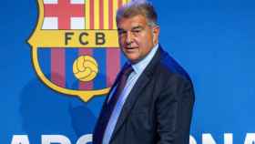 Joan Laporta, antes de una comparecencia como presidente del Barça / REDES