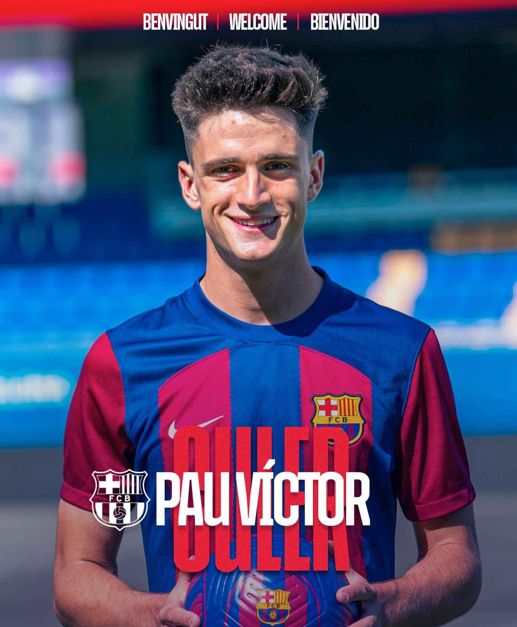 El Barça B anuncia el fichaje de Pau Víctor