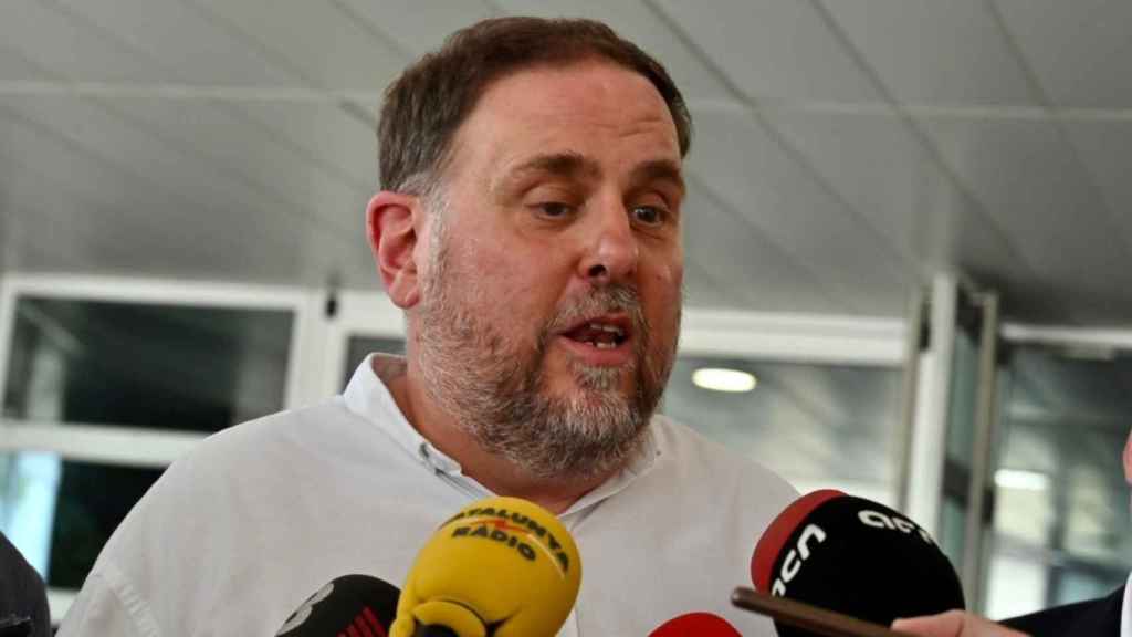 Oriol Junqueras, presidente de ERC, en una comparecencia anterior