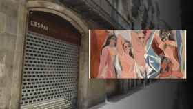 El número 44 de la calle Avinyó y el cuadro cubista 'Las señoritas de Avignon' de Picasso