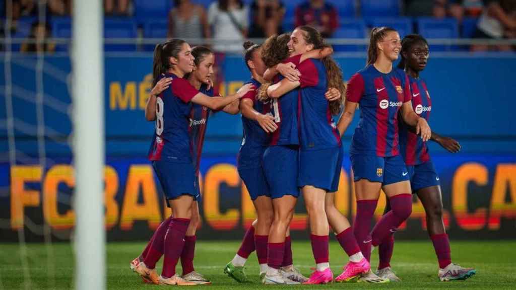 El Barça femenino ante el Montpellier