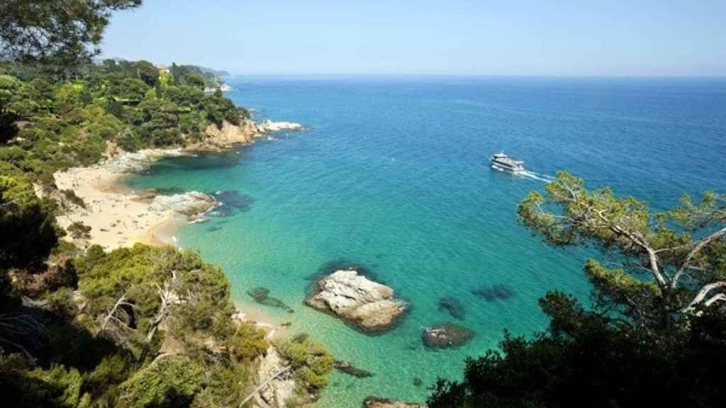 Una playa de Lloret de Mar