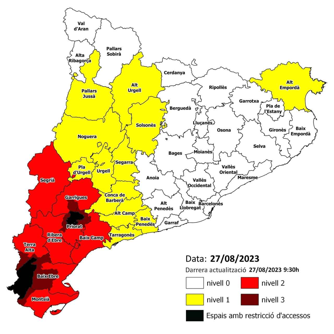 Riesgo de incendios