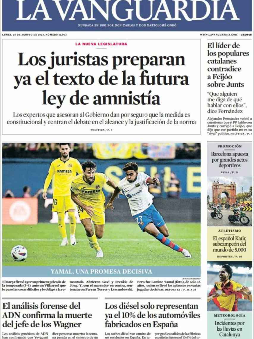 La Vanguardia 28 de agosto