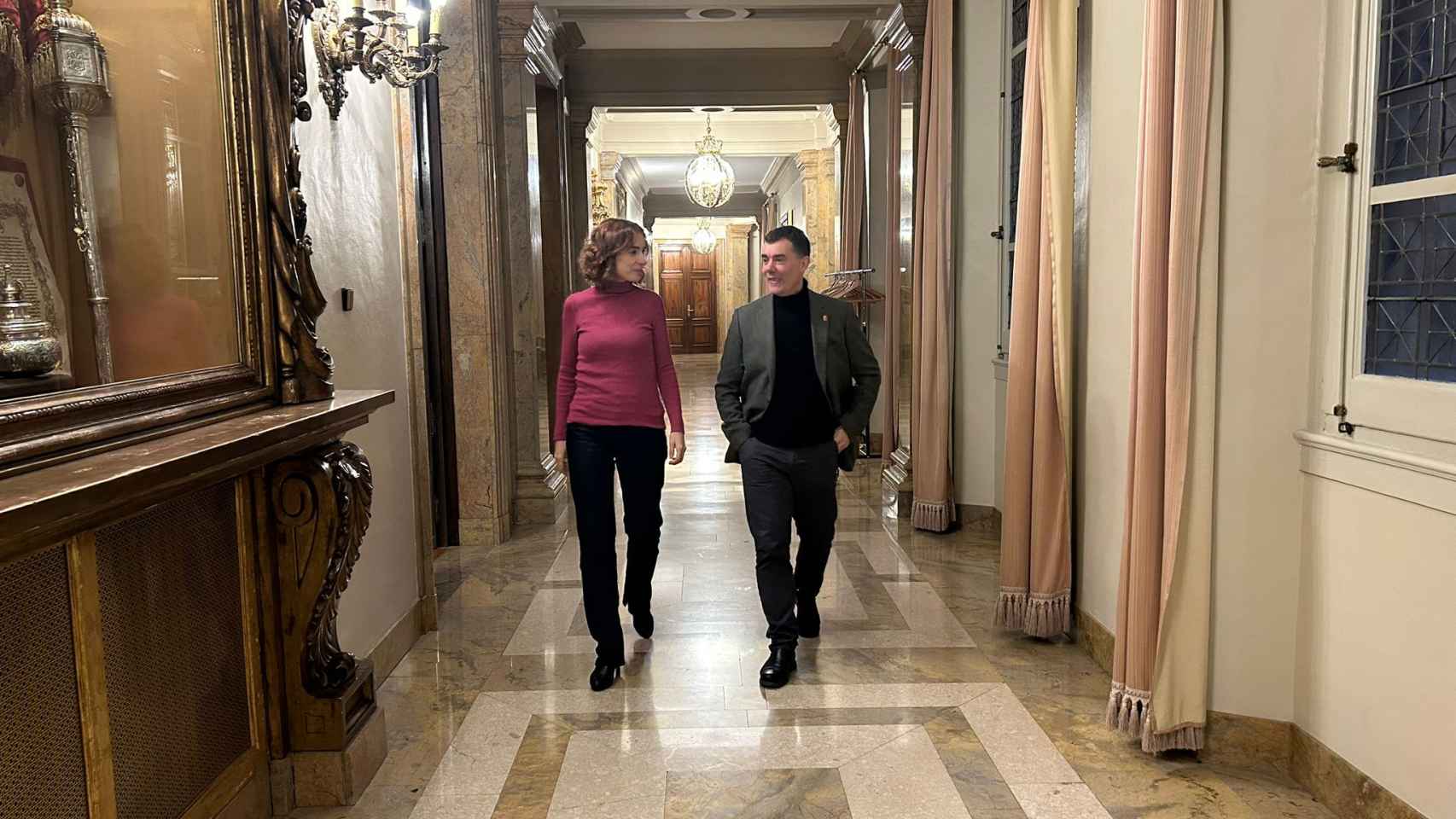 Gemma Ubasart y Eduardo Santos, fotografiados en noviembre de 2022