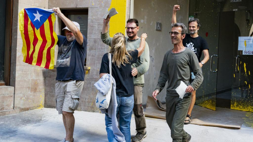 Los independentistas detenidos por boicotear la Vuelta quedan en libertad