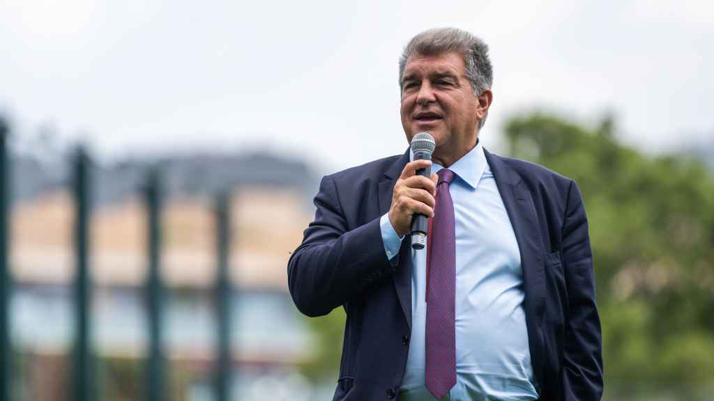 El presidente del Barça, Joan Laporta