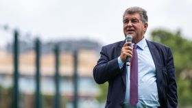 El presidente del Barça, Joan Laporta