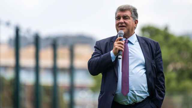 El presidente del Barça, Joan Laporta