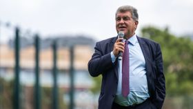 El presidente del Barça, Joan Laporta