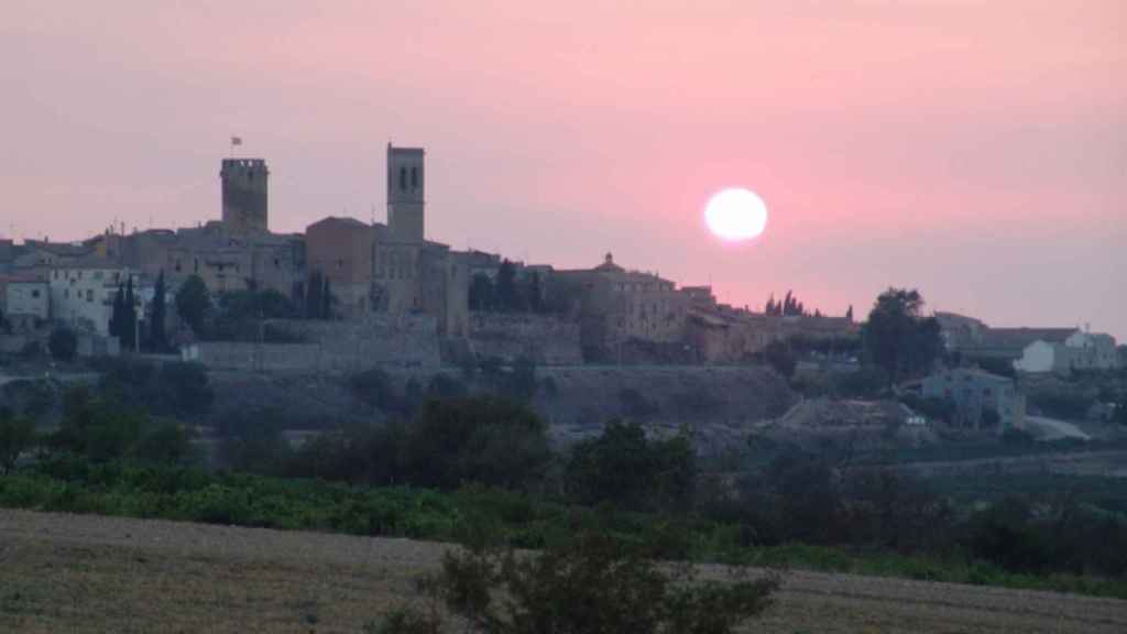 Atardecer en Verdú