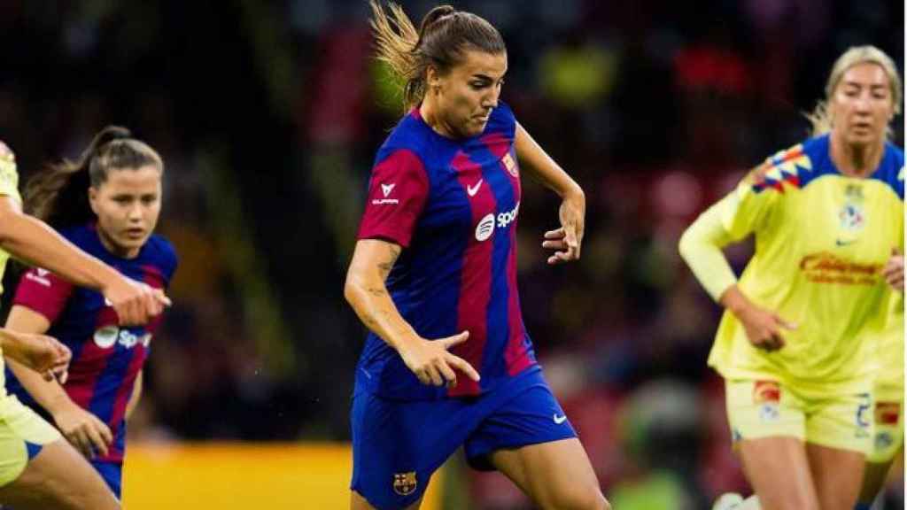 El Barça femenino, en el Estadio Azteca