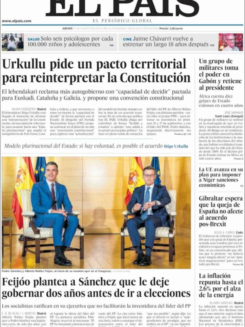 El País 31 de agosto