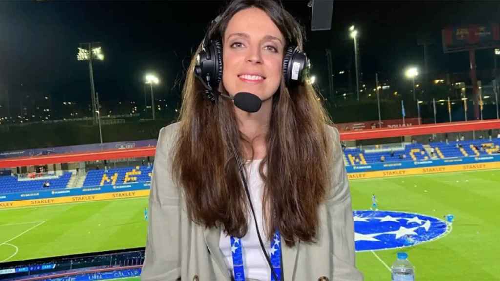 Andrea Segura, narradora deportiva en DAZN