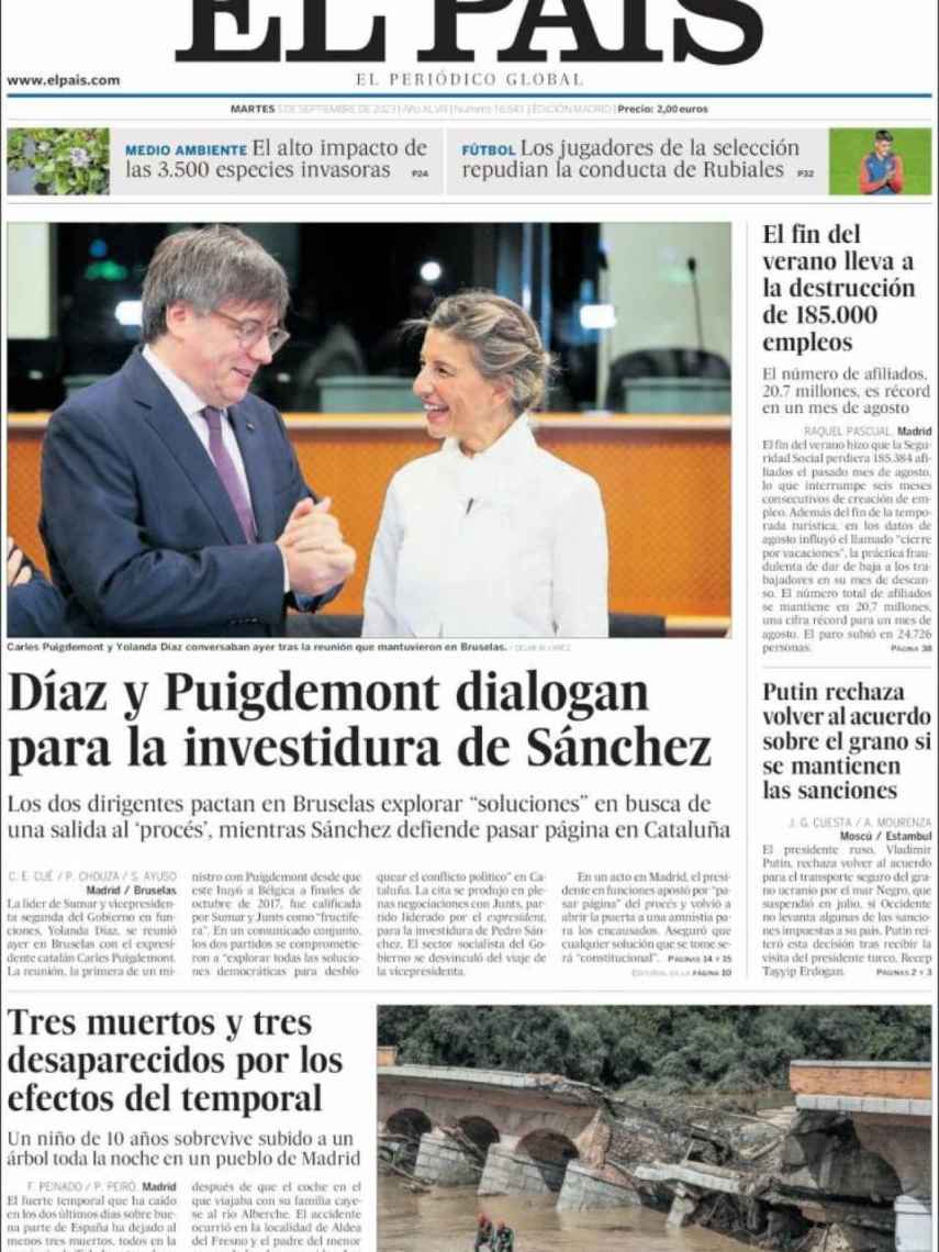 El País 5 de septiembre