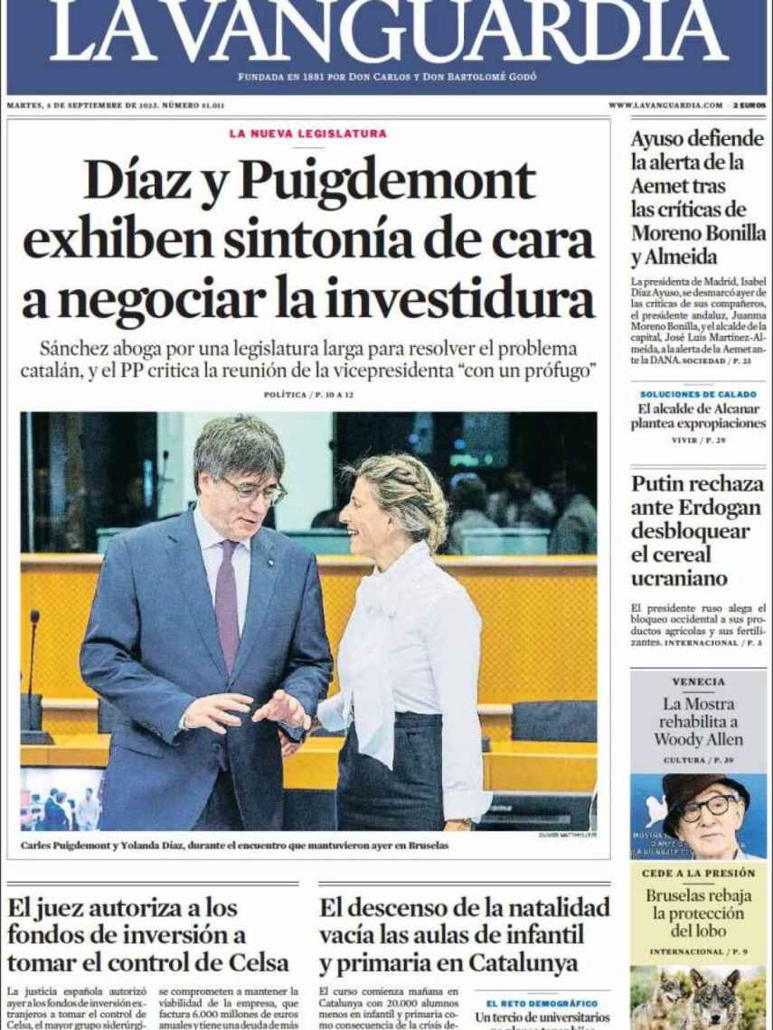 La Vanguardia 5 de septiembre