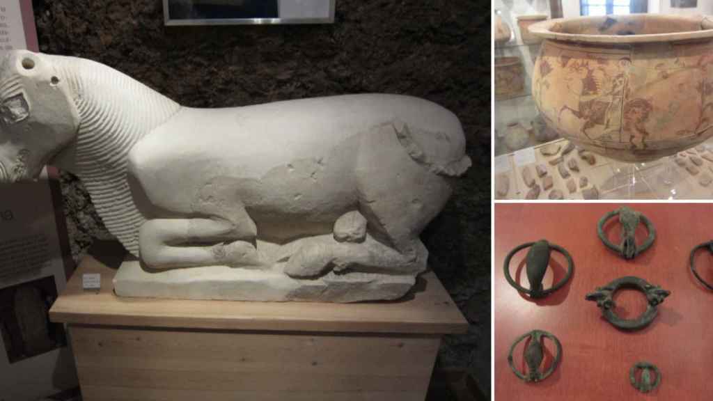 Un toro de origen íbero recuperado por la Policía Nacional en el mismo museo en 2021