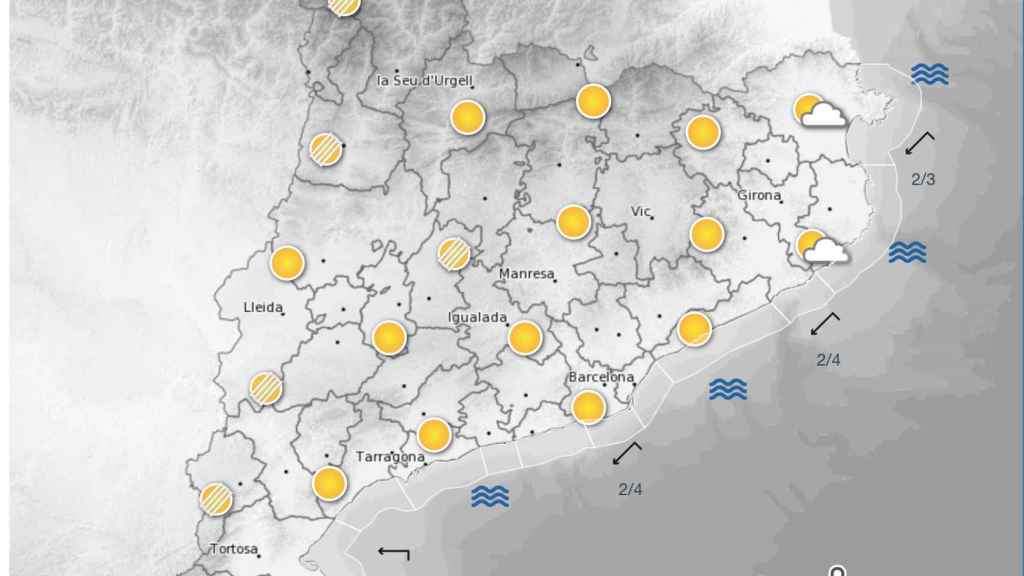 Previsión del Meteocat para este miércoles 6 de septiembre