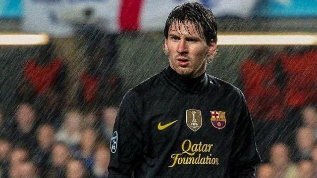 Leo Messi, con la camiseta negra del FC Barcelona en 2011