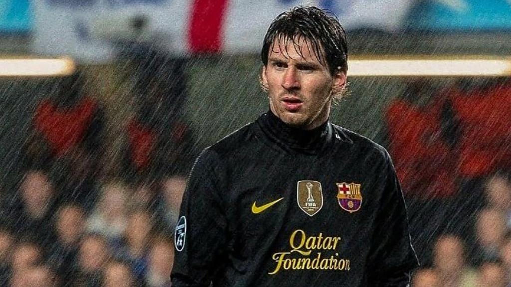 Leo Messi, con la camiseta negra del FC Barcelona en 2011