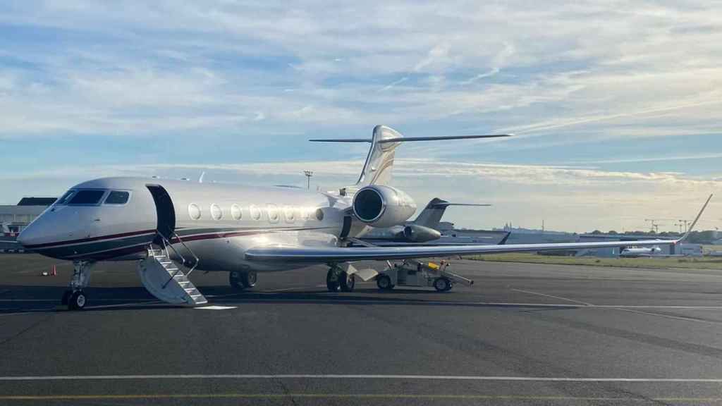 Un Gulfstream 650, como el que presumía de pilotar el detenido