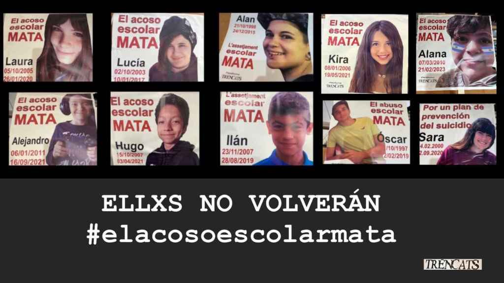 Víctimas del acoso escolar