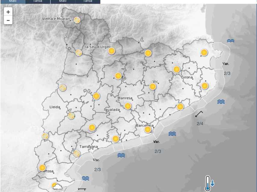 Previsión del Meteocat para este jueves 7 de septiembre