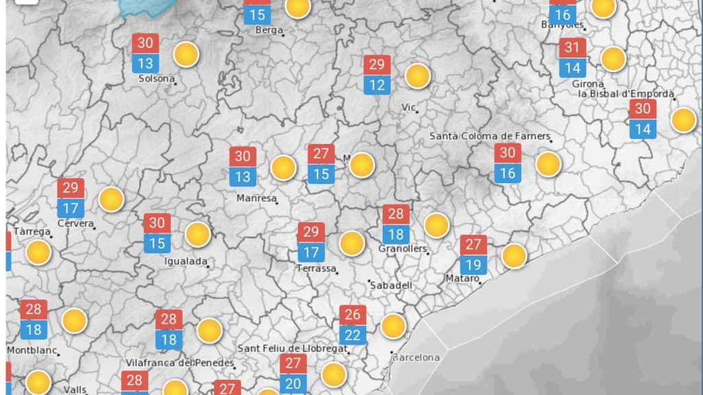 Previsión del Meteocat para este jueves 7 de septiembre