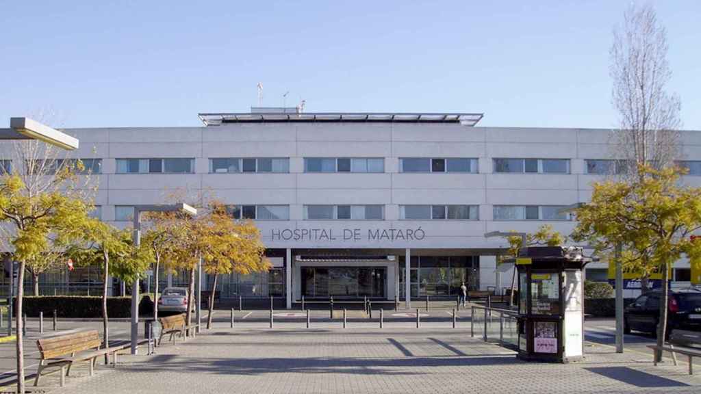 Acceso al Hospital de Mataró, donde hubo el brote de aspergillus