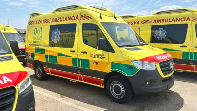 Imagen de un vehículo sanitario de Ambulancias Tenorio